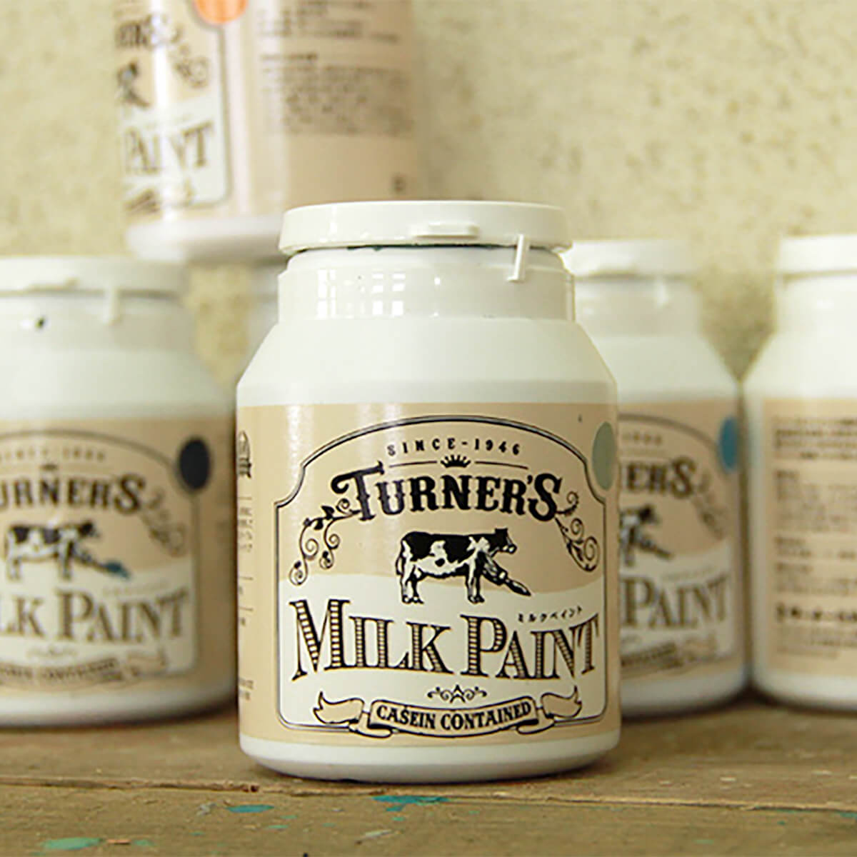 ミルクペイント インクブラック 水性屋内用塗料  DIYFACTORY