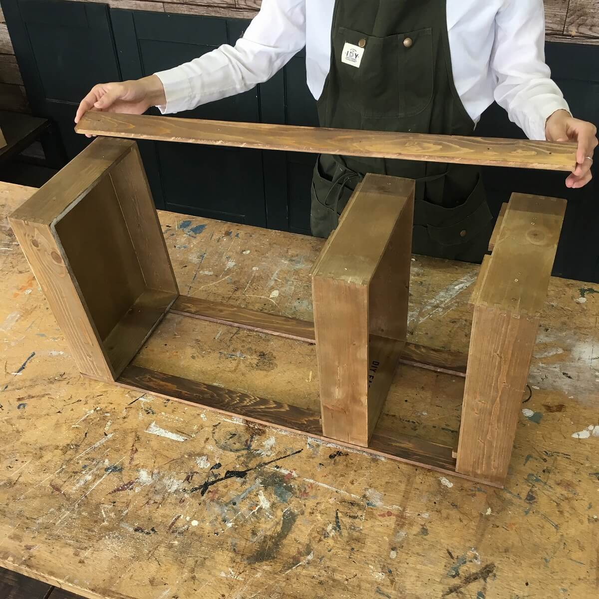 木箱でかんたん3段キッチンワゴン Diy Factory 木箱でかんたん3段キッチンワゴン Diy Factory